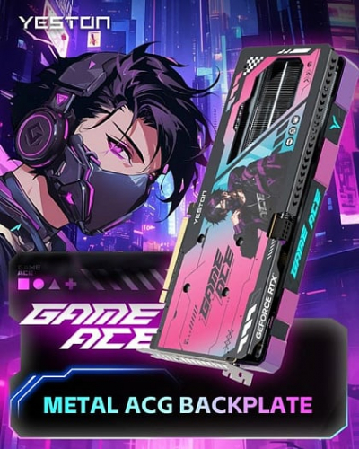 Yeston GeForce RTX 5060 Ti Game Ace выполнена в стиле киберпанка Yeston GeForce RTX 5060 Ti Game Ace выполнена в стиле киберпанка