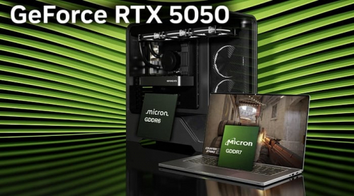 NVIDIA объяснила использование GDDR6 у настольной RTX 5050 и GDDR7 у мобильной