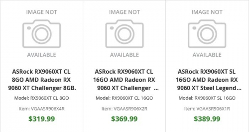 Предварительные цены на видеокарту AMD Radeon RX 9060 XT начинаются с $320 Предварительные цены на видеокарту AMD Radeon RX 9060 XT начинаются с $320