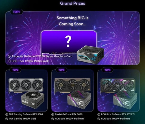ASUS собирается представить и подарить “специальную” GeForce RTX 5090 ASUS собирается представить и подарить “специальную” GeForce RTX 5090