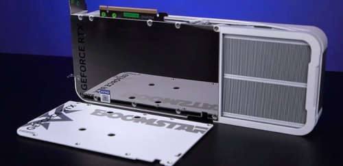 GALAX GeForce RTX 5080 BOOMSTAR NOX OC поставляется с зеркальной задней панелью GALAX GeForce RTX 5080 BOOMSTAR NOX OC поставляется с зеркальной задней панелью