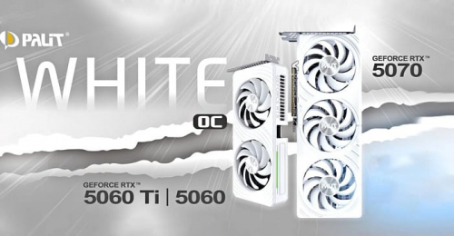 GeForce RTX 5000 WHITE &mdash; первые видеокарты RTX 5000 белой серии от Palit