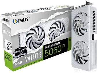 GeForce RTX 5000 WHITE &mdash; первые видеокарты RTX 5000 белой серии от Palit