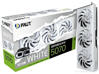 GeForce RTX 5000 WHITE &mdash; первые видеокарты RTX 5000 белой серии от Palit
