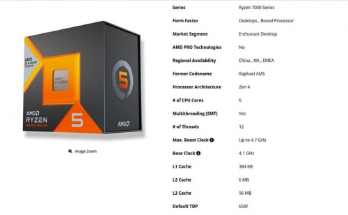 Ryzen 5 7600X3D постепенно становится доступным в новых странах Ryzen 5 7600X3D постепенно становится доступным в новых странах