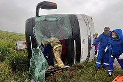 В российском регионе в ДТП с автобусом пострадали более 20 туристов В российском регионе в ДТП с автобусом пострадали более 20 туристов
