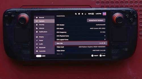 Модификация Steam Deck OLED увеличивает объём оперативной памяти до 32 Гбайт