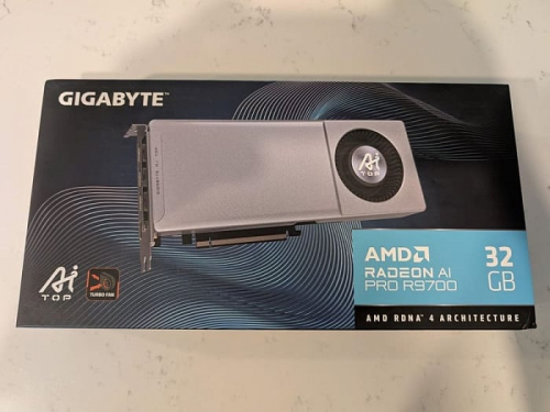 Radeon AI PRO R9700 появляется в магазинах и у первых покупателей Radeon AI PRO R9700 появляется в магазинах и у первых покупателей