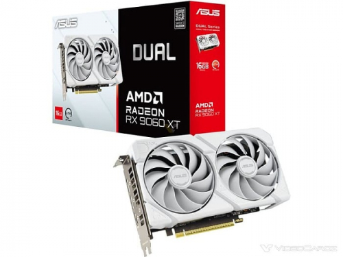 Radeon RX 9060 XT теперь тоже входит в серию ASUS Dual White Radeon RX 9060 XT теперь тоже входит в серию ASUS Dual White