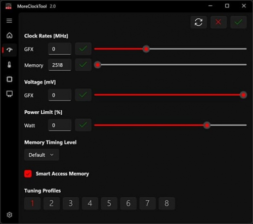 Релизнулась утилита MoreClockTool 2.0 для разгона видеокарт AMD Radeon