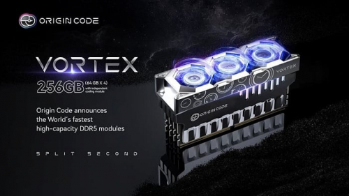 Модули памяти Origin Code VORTEX DDR5 поставляются с активным охлаждением Модули памяти Origin Code VORTEX DDR5 поставляются с активным охлаждением