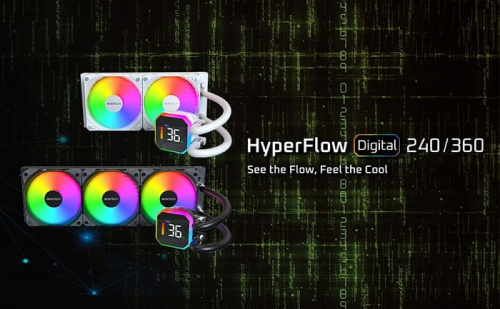 MONTECH начала продажи готовой СЖО HyperFlow Digital с экраном на водоблоке