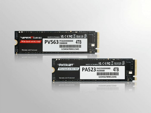 Patriot выпустила накопители Viper PV563 и Patriot PA523 на основе PCI Express 5.0 Patriot выпустила накопители Viper PV563 и Patriot PA523 на основе PCI Express 5.0