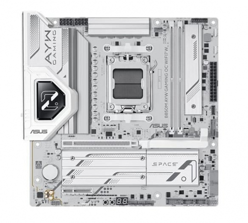 Плата для бюджетных оверклокеров ASUS B850M AYW Gaming OC официально представлена