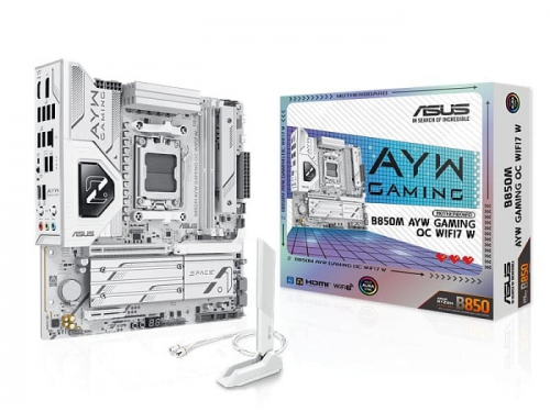 Плата для бюджетных оверклокеров ASUS B850M AYW Gaming OC официально представлена