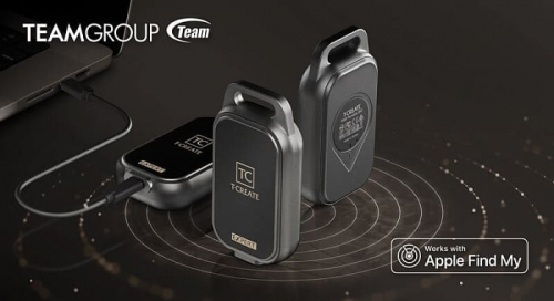 Портативный SSD TEAMGROUP T-Create Expert P34F Find My поддерживает Apple Find My