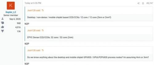 Процессоры AMD Ryzen на Zen 6 будут основаны на техпроцессах N2P и N3P от TSMC Процессоры AMD Ryzen на Zen 6 будут основаны на техпроцессах N2P и N3P от TSMC