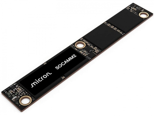 Micron начала поставки образцов модулей памяти SOCAMM2 объёмом 192 Гбайта