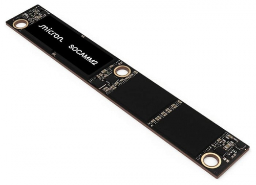 Micron начала поставки образцов модулей памяти SOCAMM2 объёмом 192 Гбайта