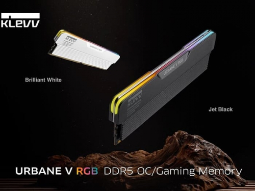 Модули памяти KLEVV URBANE V RGB DDR5 / OC теперь доступны в тёмном дизайне Модули памяти KLEVV URBANE V RGB DDR5 / OC теперь доступны в тёмном дизайне