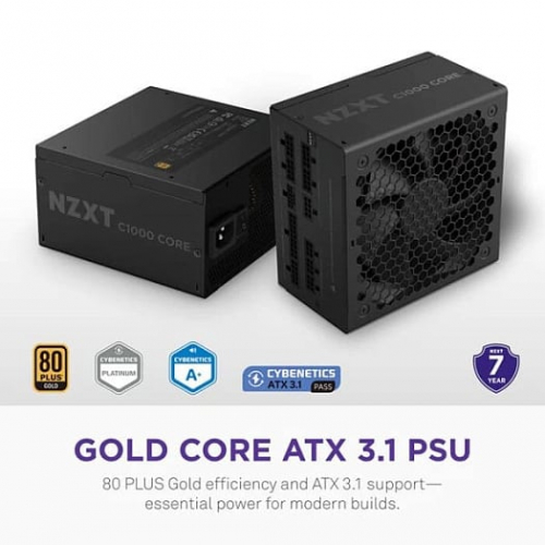 NZXT представила блоки питания серии C Gold Core NZXT представила блоки питания серии C Gold Core