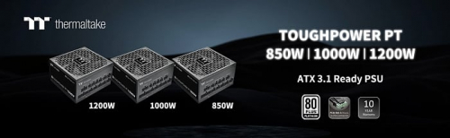Thermaltake выпустила серию премиальных блоков питания Toughpower PT Platinum