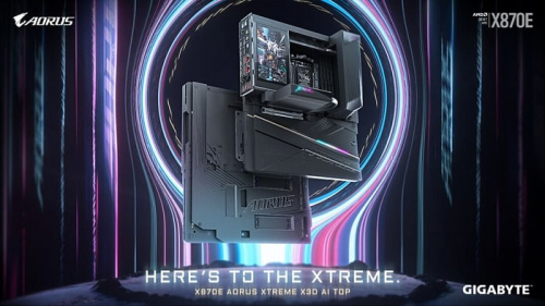 GIGABYTE представила премиальную плату X870E AORUS XTREME X3D AI TOP