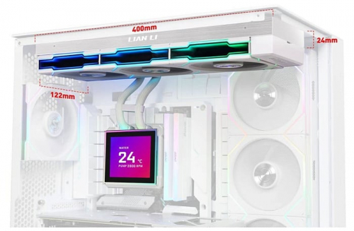 Готовые СЖО Lian Li HydroShift II LCD-S получили квадратный дисплей Готовые СЖО Lian Li HydroShift II LCD-S получили квадратный дисплей