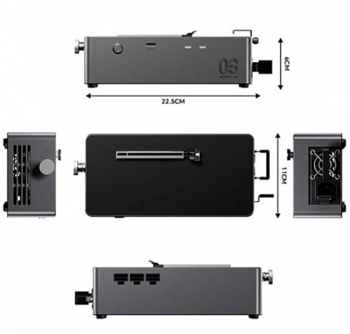 Док-станция AOOSTAR AG03 поставляется с USB4 v2, OCuLink и блоком питания на 800 Вт Док-станция AOOSTAR AG03 поставляется с USB4 v2, OCuLink и блоком питания на 800 Вт