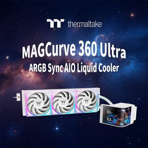 Готовая СЖО Thermaltake MAGCurve 360 Ultra оснащается изогнутым AMOLED-дисплеем Готовая СЖО Thermaltake MAGCurve 360 Ultra оснащается изогнутым AMOLED-дисплеем
