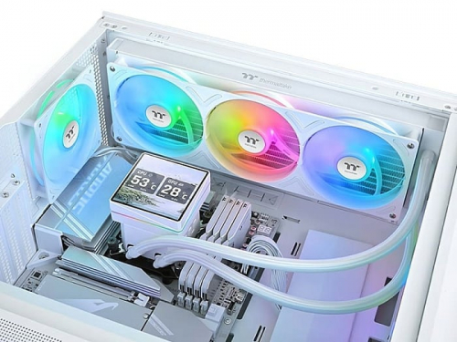 Thermaltake показала готовую СЖО TH360 V3 Ultra ARGB Sync Snow Edition Thermaltake показала готовую СЖО TH360 V3 Ultra ARGB Sync Snow Edition