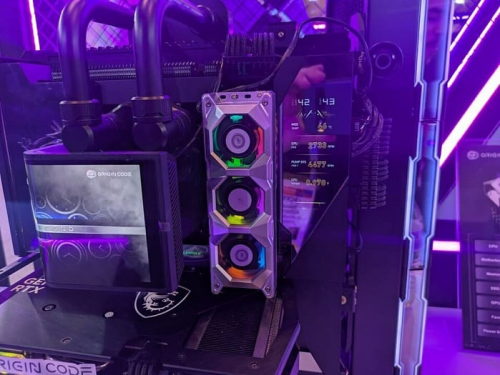 CES 2026: Origin Code показала комплект памяти Vortex DDR5 с кулером для её охлаждения CES 2026: Origin Code показала комплект памяти Vortex DDR5 с кулером для её охлаждения