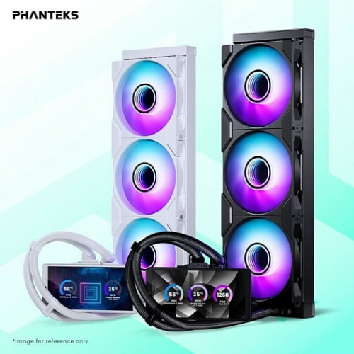 Phanteks начала продажи готовой СЖО 360M25-LCD с 6-дюймовым дисплеем