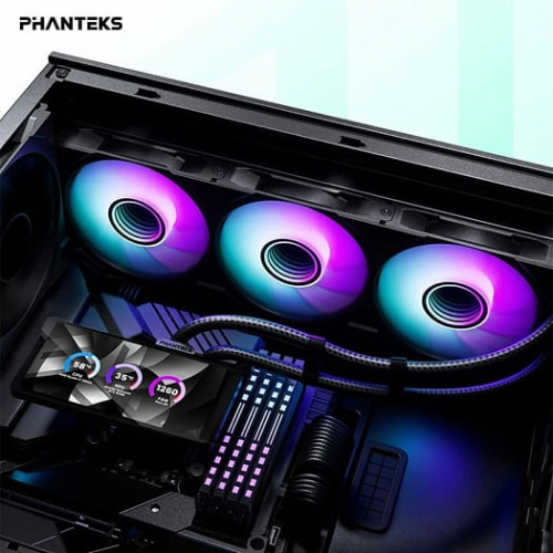 Phanteks начала продажи готовой СЖО 360M25-LCD с 6-дюймовым дисплеем