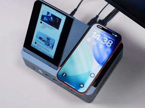 Мини-ПК ViewDock Gen2 оснащён вертикальным дисплеем и беспроводной зарядкой Мини-ПК ViewDock Gen2 оснащён вертикальным дисплеем и беспроводной зарядкой