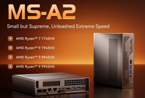 Новая конфигурация MINISFORUM MS-A2 включает процессор AMD Ryzen 9 8945HX