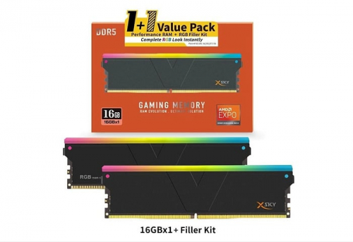 v-color анонсировала комплекты DDR5 с одним настоящим и вторым модулем-заполнителем v-color анонсировала комплекты DDR5 с одним настоящим и вторым модулем-заполнителем