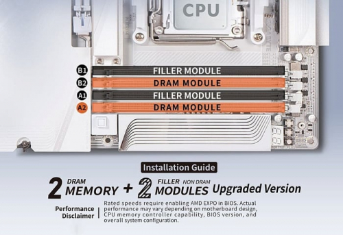v-color анонсировала комплекты DDR5 с одним настоящим и вторым модулем-заполнителем v-color анонсировала комплекты DDR5 с одним настоящим и вторым модулем-заполнителем