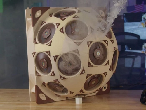 15 вентиляторов Noctua NF-A12 снижают температуру Ryzen 9 5950X на 20&deg;C