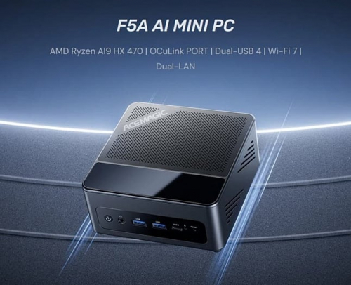 ACEMAGIC оценила мини-ПК F5A с AMD Ryzen AI 9 HX 470 в $760 за версию без памяти