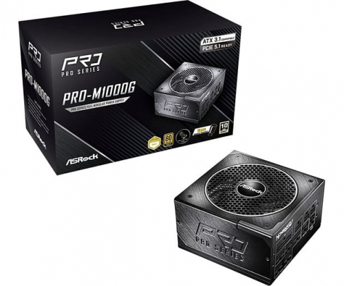 ASRock представила серию полностью модульных блоков питания PRO MG