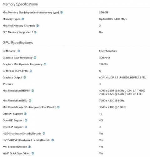 Intel официально выпустила мобильный процессор Core Ultra 7 251HX