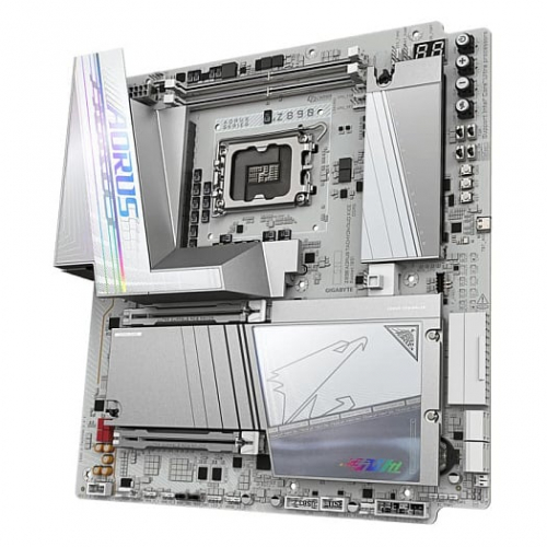 Плата для оверклокеров GIGABYTE Z890 AORUS TACHYON DUO X ICE поддерживает DDR5-10400