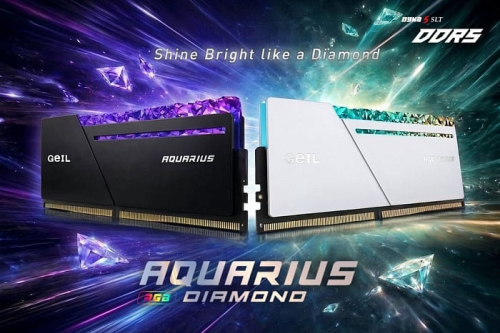 GeIL анонсировала память DDR5-8000 стандарта JEDEC, а также серию AQUARIUS Diamond RGB