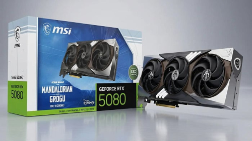 MSI сделала всего 500 видеокарт RTX 5080 16G The Mandalorian and Grogu Edition для Европы