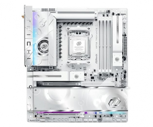Премиальная материнская плата ASRock X870E Taichi анонсирована в белом варианте